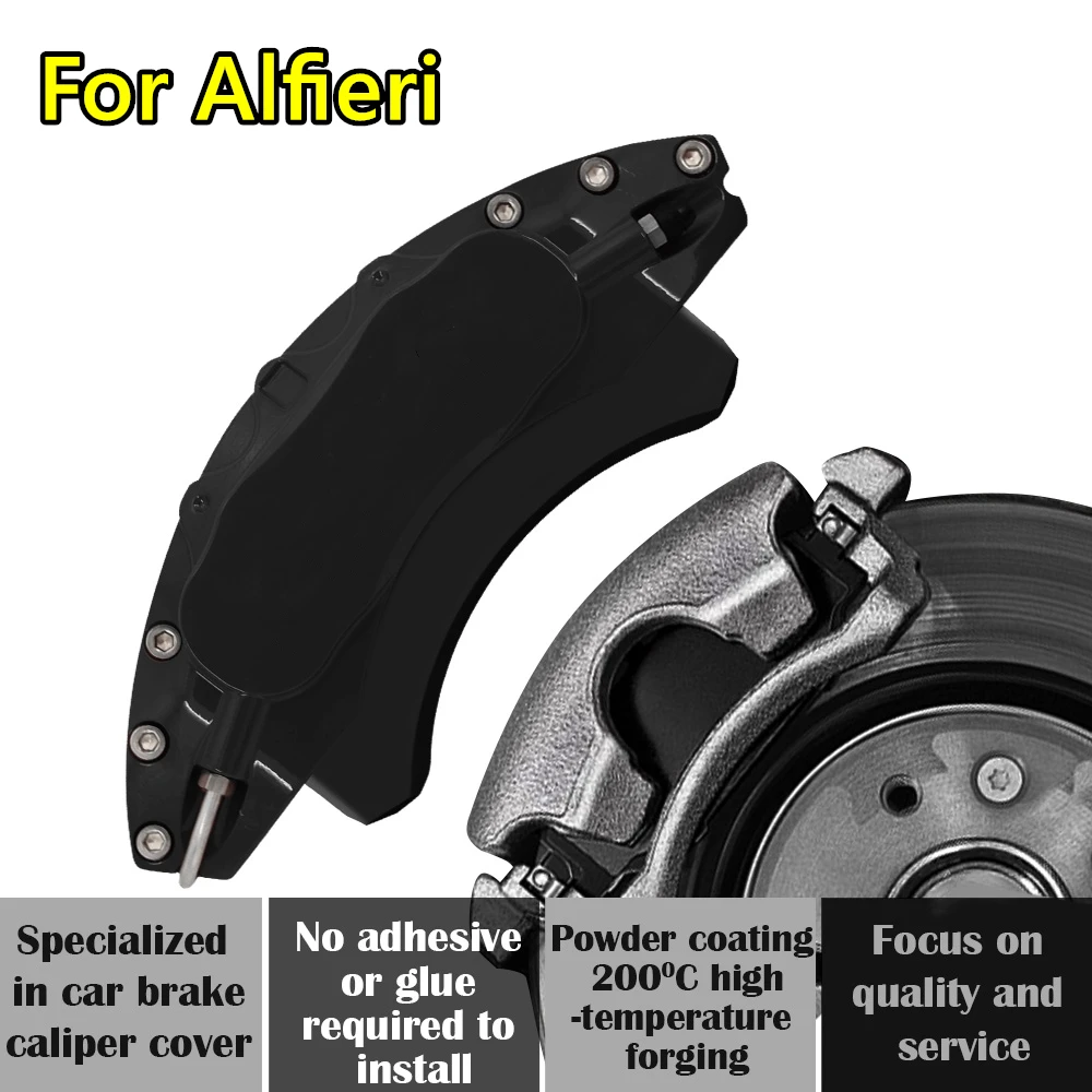 

For Maserati Alfieri Car Brake Caliper Cover Aluminum Alloy Metal Exterior Kit