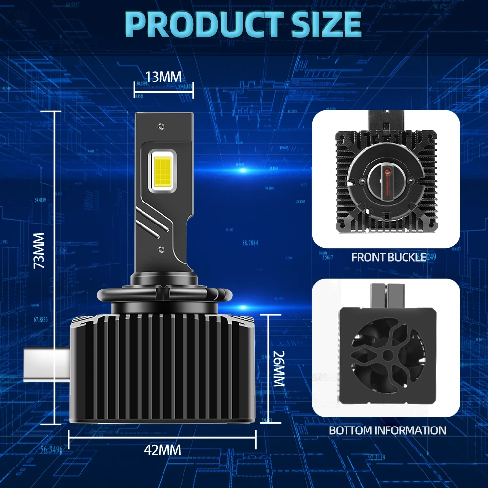 Crossfox 6000K LED سيارة العلوي رئيس مصباح عالية منخفضة D3S الضباب ضوء H11 لمبة مصابيح لفورد اكسبلورر 2011 2012 2013 2014 2015