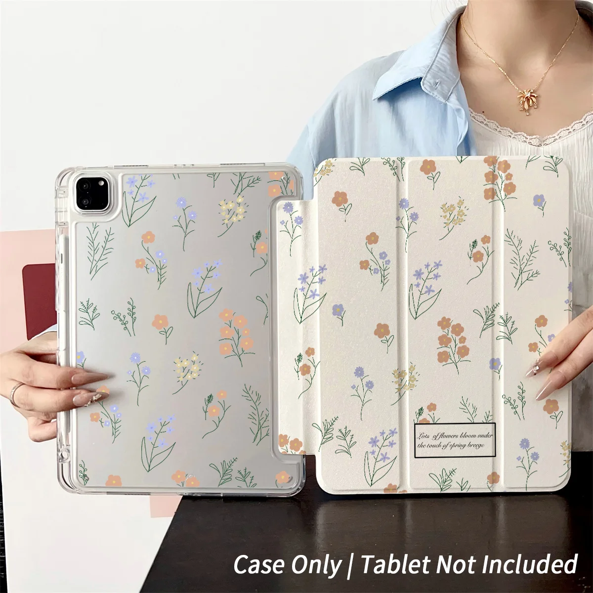 Slim Fit Premium TPU Tablet Cover, Shockproof Durable Lightweight Protective Case for iPad Samsung Huawei Honor Redmi Xiaomi