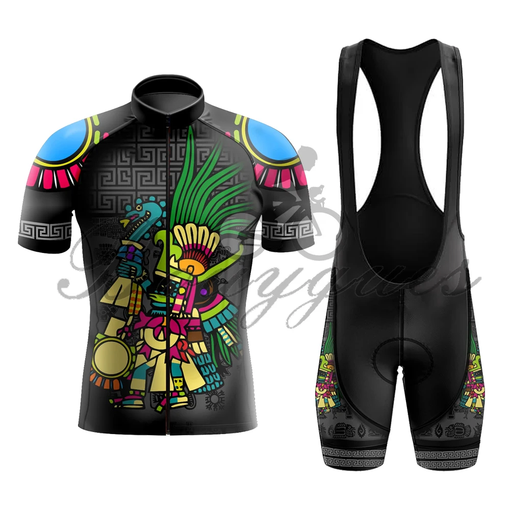 Messico 2022 NEW Men Cycling Jersey Set Summer MTB Race bicycle abbigliamento manica corta Ropa Ciclismo Outdoor Riding Bike Uniform