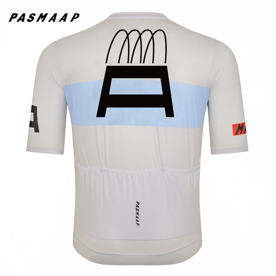 PASMAAP-Maillot de cyclisme d\'été pour hommes, chemise de vélo de route vtt, équipe pro, vêtements de vélo à manches courtes, de haute qualité