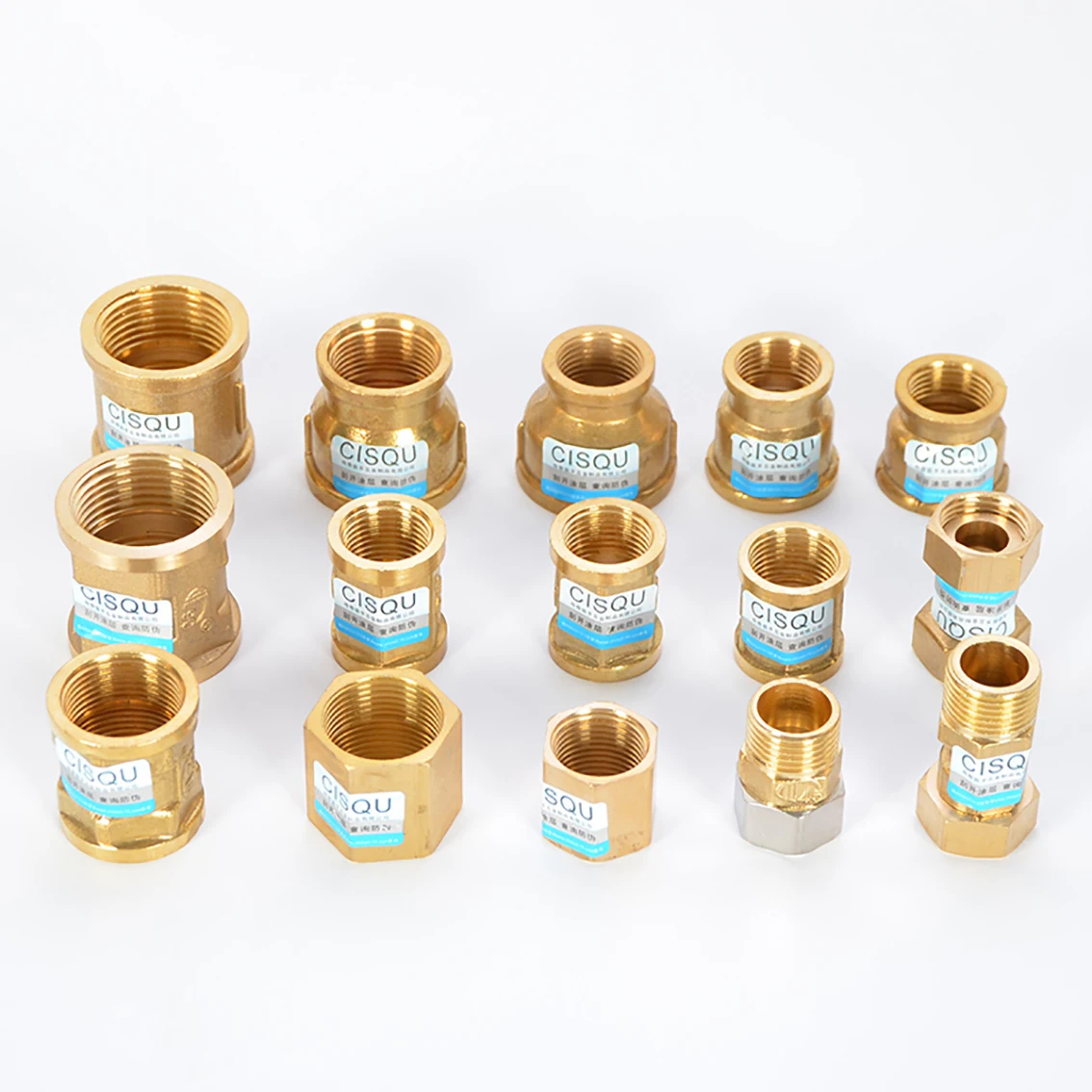 Raccordi di riduzione del tubo in ottone 1/2 "3/4" 1 "filettatura maschio femmina rame ridurre connettore accoppiatore adattatore raccordo raccordo filettatura raccordo