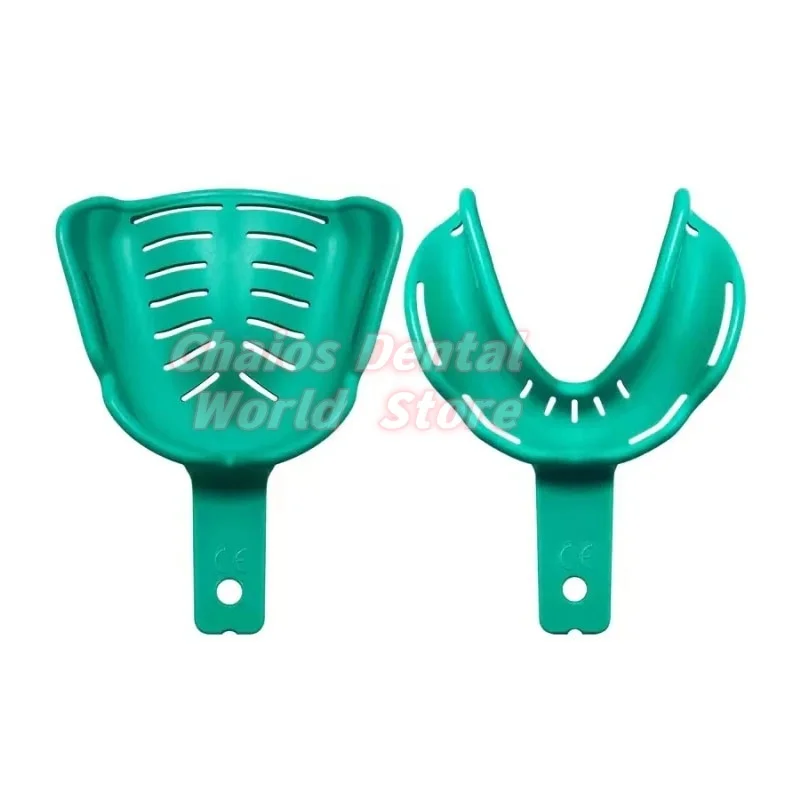 6Pcs/Box Customizable Thermoplastic Impression Tray 2.0  Disposable Dental Implant Impression Plastic Tray Full Mouth Removable