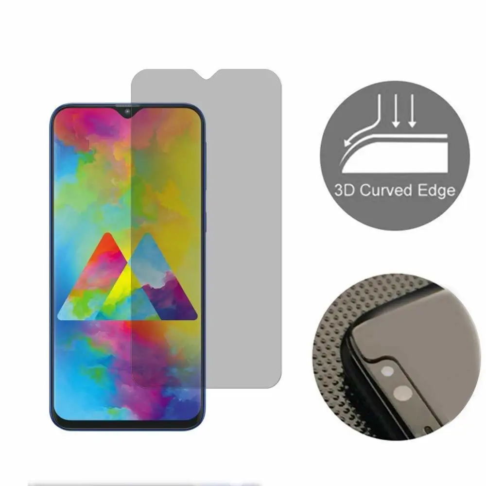 2.5D Privacy Tempered Glass For Samsung Galaxy A10 A10E A20 A20E A30 A40 A40S A50 A60 A70 A70S A80 A90 Anti-Spy Screen Protector