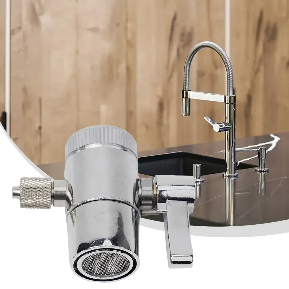 

Brand New Diverter Valve Faucet Replacement Single-cut Switch Counter Top Durability G1/4 Inch Heat Resistance