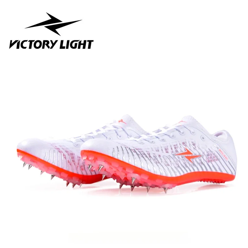 

Victory Light Athletic Competition Sprint Shoes Men Women Professional Track and Field 8 Spike Short Running Training Sneakers