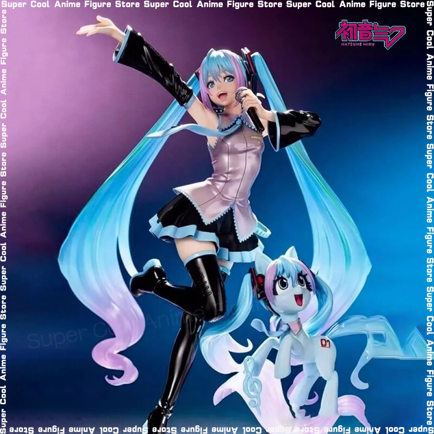 

New Anime Hatsune Miku My Little Pony Friendship Is Magic Figure Action Figurine Statue PVC Model Cartoon Kawaii Toy Decora Gift