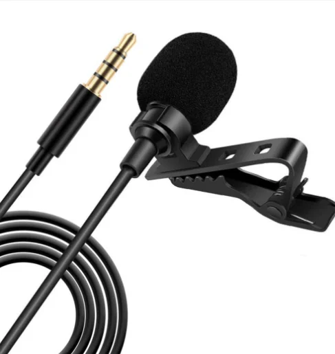

MC01 3M Wired USB Condenser Computer Recording 3.5MM Microphone Type-C Mobile Phone Camera Interview Live Broadcast Collar Clip