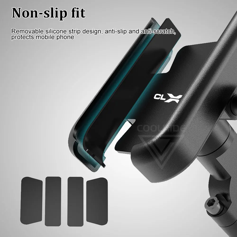 Motorcycle Phone Holder Aluminum Stand CLX 700 Sport Accessories for CFMOTO CLX700 CF MOTO CL X CL-X 700CLX Adventure 2022 2023 5