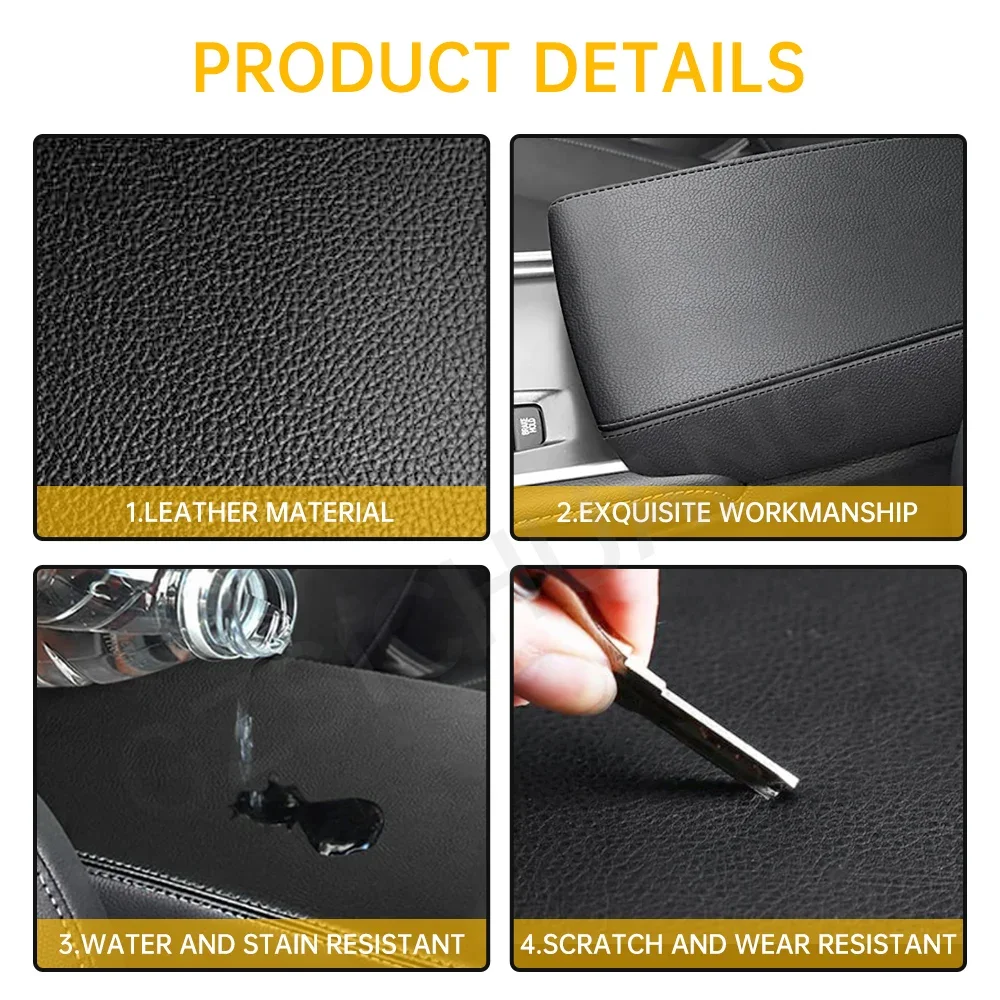 سيارة مركز وحدة التحكم مسند الذراع غطاء لهوندا أكورد 10 X MKX MK10 10th Gen 2018-2021 2022 الجلود مسند الذراع غطاء صندوق الملحقات #6