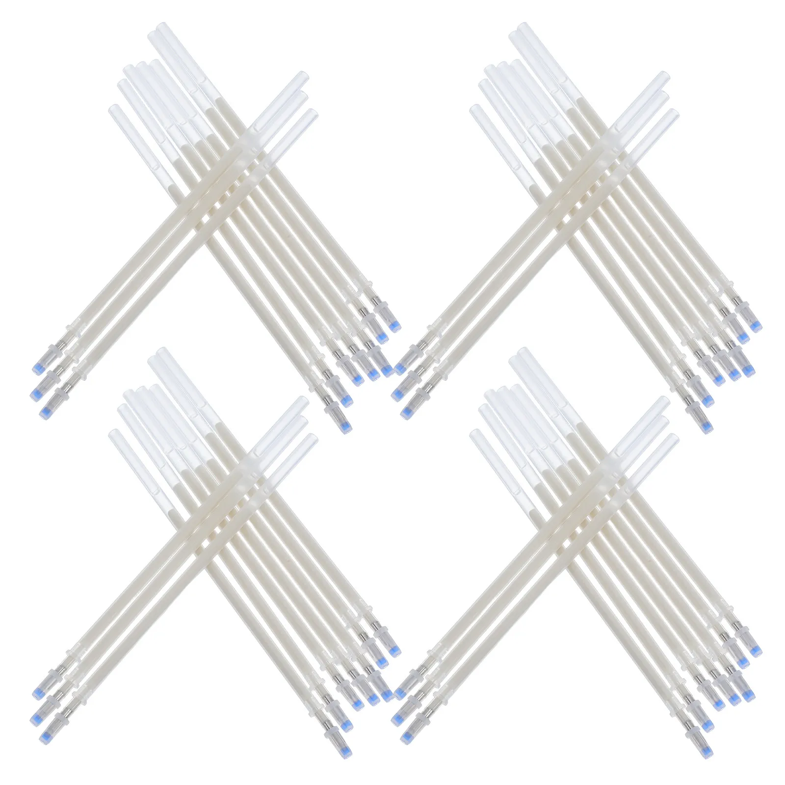 

100Pcs Heat Erasable Fabric Refills Beige Tailor Marking Pen Refill for Sewing Embroidery Quilting Heat Disappearing Ink Pen