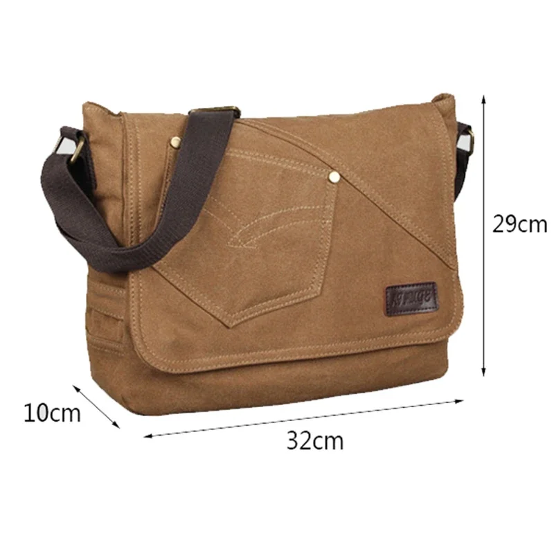 Men\'s Canvas Crossbody Casual Shoulder Bags Vintage Messenger Travel handbags Fashion student Scholl Bag Briefcase Ipad bag 메신저백