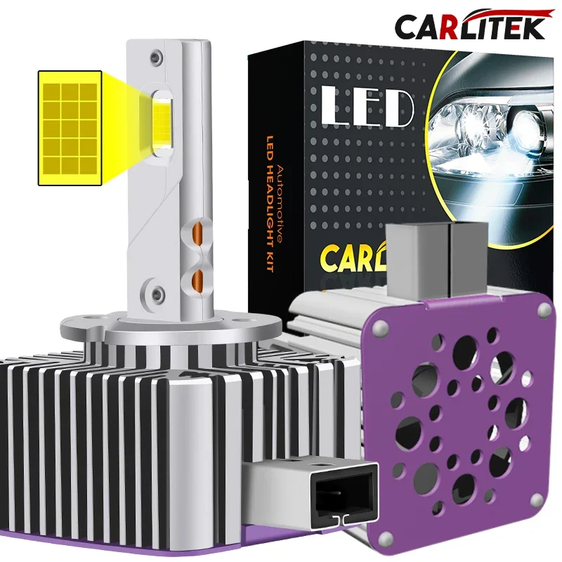 

D SERIES D1S LED Car Headlights HID Bulbs D2S D3S D4S D8S Turbo Lights 30000LM 6000K 90W Auto Lamp CANbus No errors Plug&Play