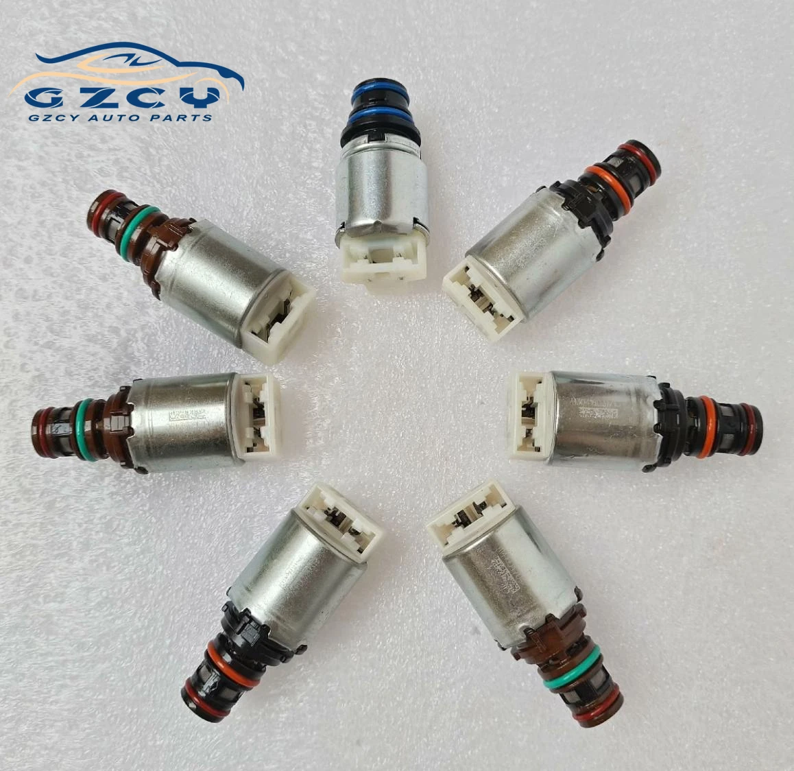 6R80 7PCS Transmission Valve Body Solenoids Kit Fit For Ford Explorer Ranger Mustang Territory Transit Everest F-150 2011-2017