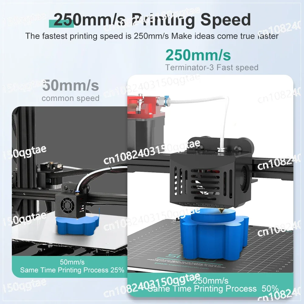 3D Printer for T3 High Precision Printing Resume  with Silent Mother Board Smart Auto-Leveling Set Printer for 32 Bit