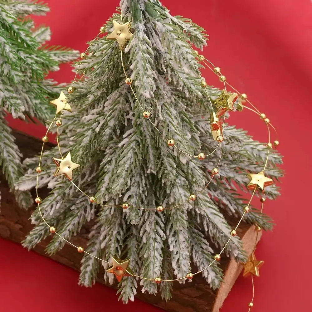 30 متر 13 مللي متر ستار الخرز سلسلة البلاستيك مطلي شجرة عيد الميلاد الديكور سلسلة بسيطة بلون #4