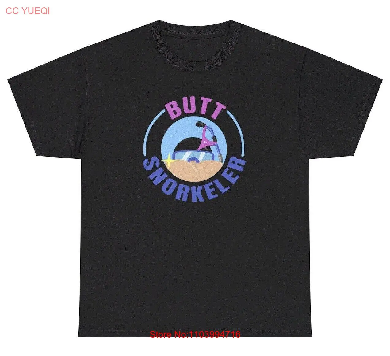 Butt Snorkeler T Shirt Offensive Ironic Gen Z Silly Tee