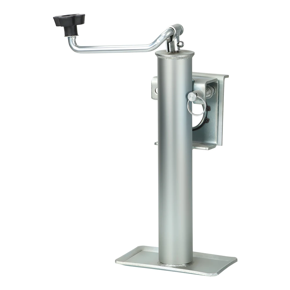 New Heavy Duty Adjustable Trailer Caravan RV Swivel Jack Stabilizer Leg With Foot 2000lbs Capacity