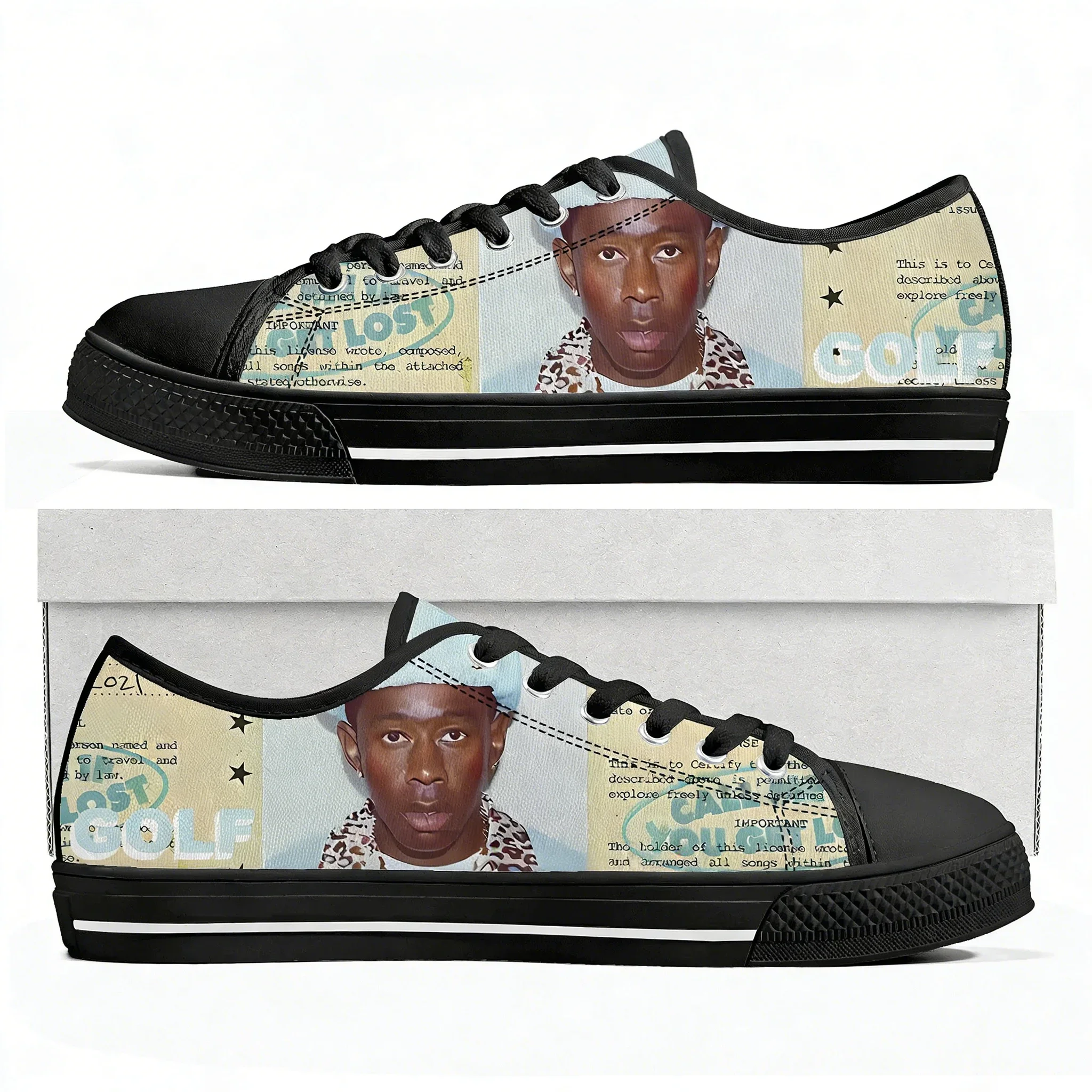T-Tylers Hip Hop Low Top Sneakers Mens Womens Teenagers High Quality Casual Shoes Versatile Wear-resistant Canvas Shoes