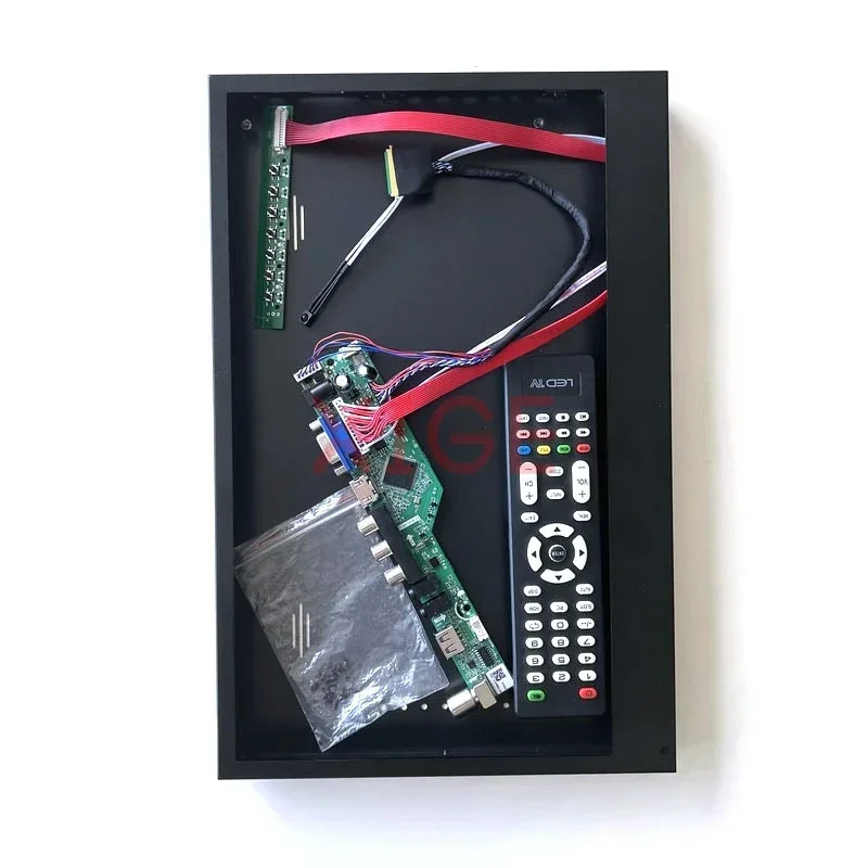 

For LP156WHA/LP156WHB/LP156WHU Controller Board+Metal Case 1366*768 Screen 40Pin LVDS Kit VGA+HDMI+AV+USB Analog TV Signal 15.6"