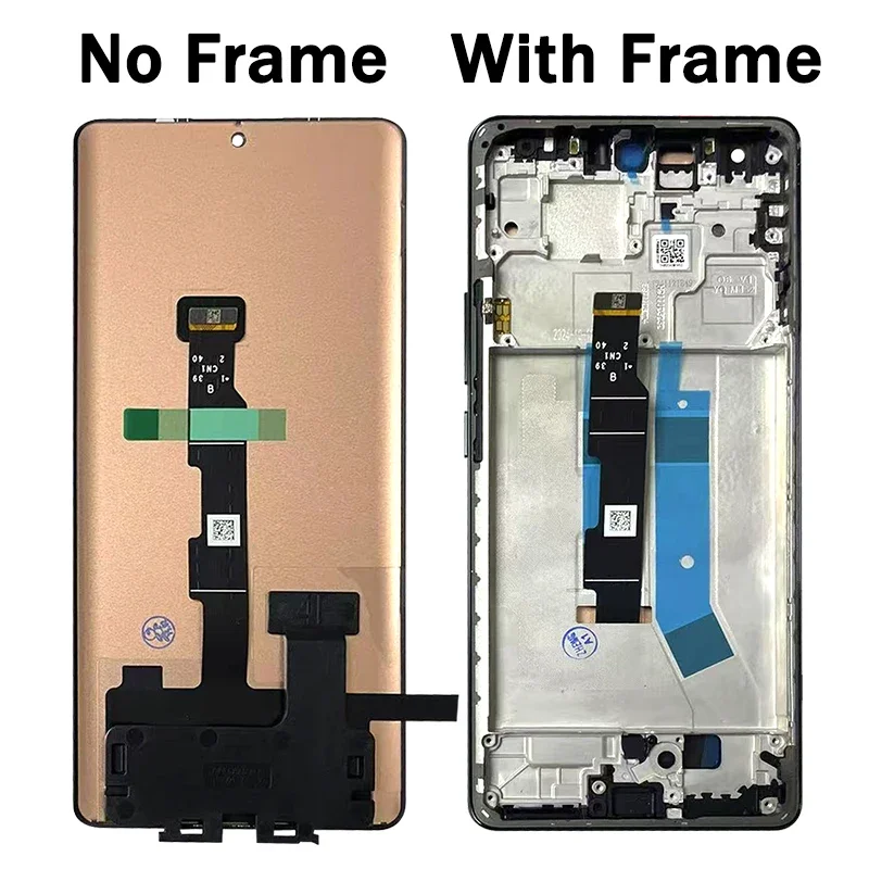 Display LCD TFT Per Xiaomi Redmi Note 14 Pro 4G – Schermo Touch Con Cornice Nera (Senza Impronta), Sostituzione Per 24116RACCG, Kit Riparazione