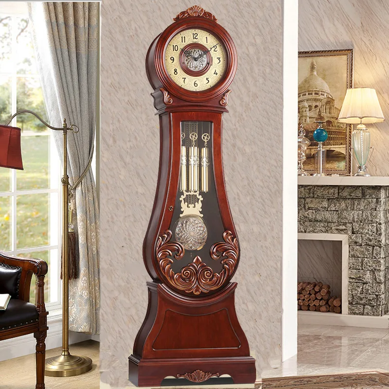 American mechanical floor clock European living room clock creative European style