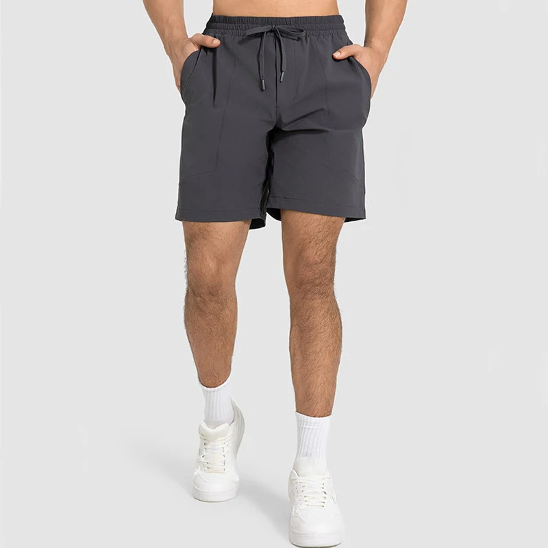 

Мужские спортивные шорты, летние свободные шорты для бега, дышащие быстросохнущие карманные шорты для фитнеса, мужская спортивная одежда, одежда для тренировок