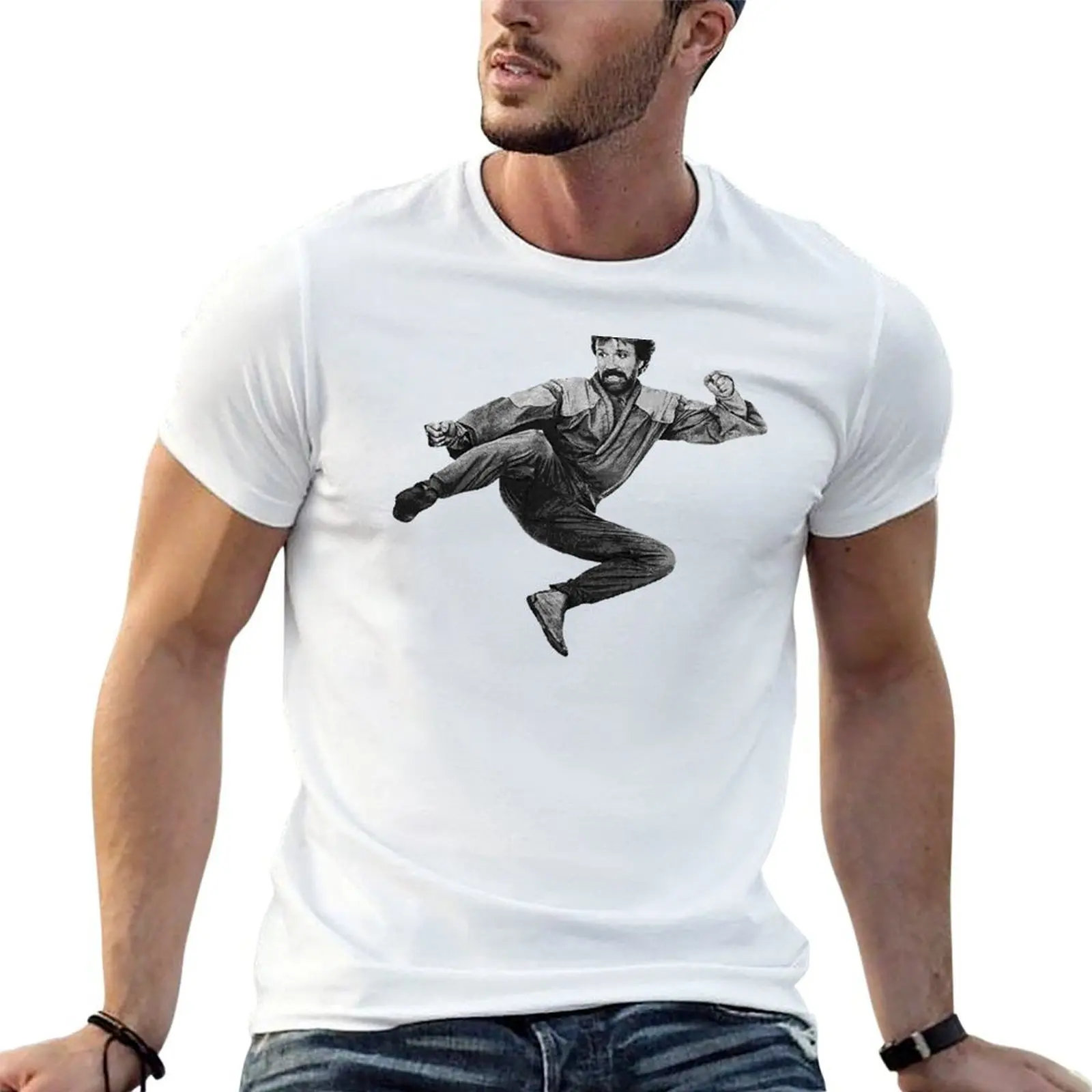 Chuck Norris T-Shirt basketball graphic tees anime clothes t shirts for men graphic