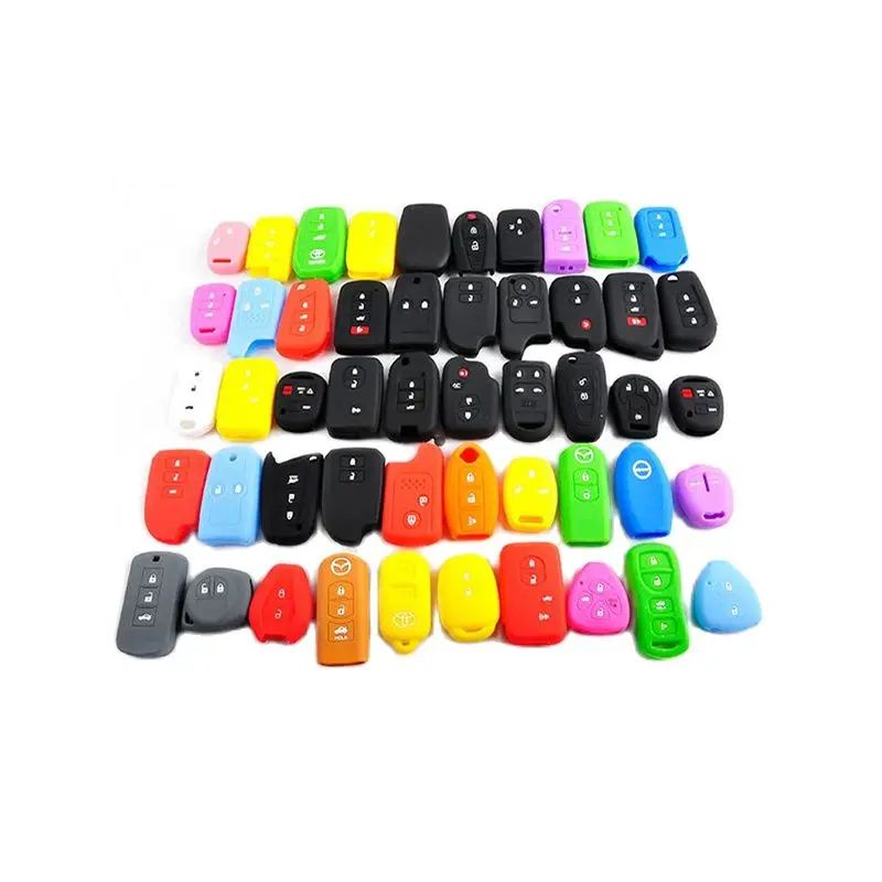 

Custom Color Silicone Car Key Case Cover