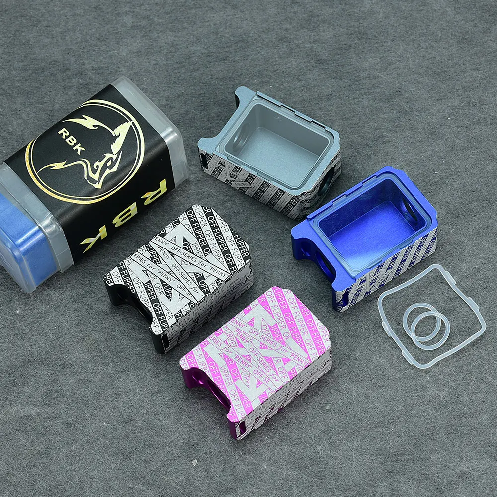 wolfcoolvape Monarchy Style Boro Tank vape boro tank Aluminum Penny Boro tank boro for SXK BB / Billet AIO Box Mod Kit