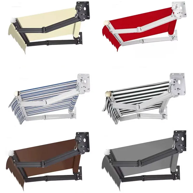 Retractable Awning Tuoye Manual & Remote Control Waterproof High Quality Outdoor Terrace Awning with Carry Bag