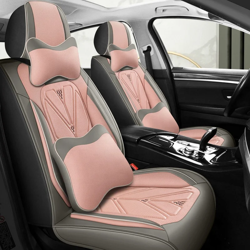 Leather Car Seat Covers For Citroen C3 C4 Berlingo C5 Aircross Accessories