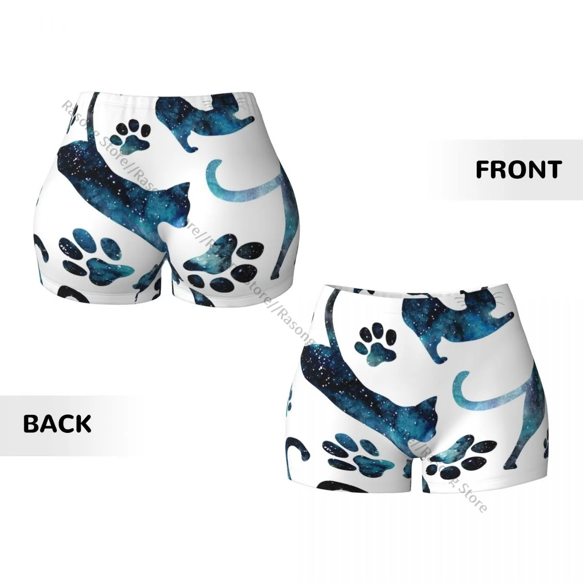 Шорты женские эластичные с эффектом пуш-ап