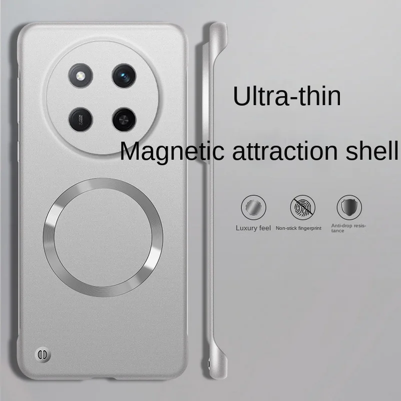 For Honor X9C Honor X60 Pro Honor 200 Pro 100 Pro Ultra thin Hard Camera Protect Cover Slim Bezels Magsafe Magnetic Phone Case