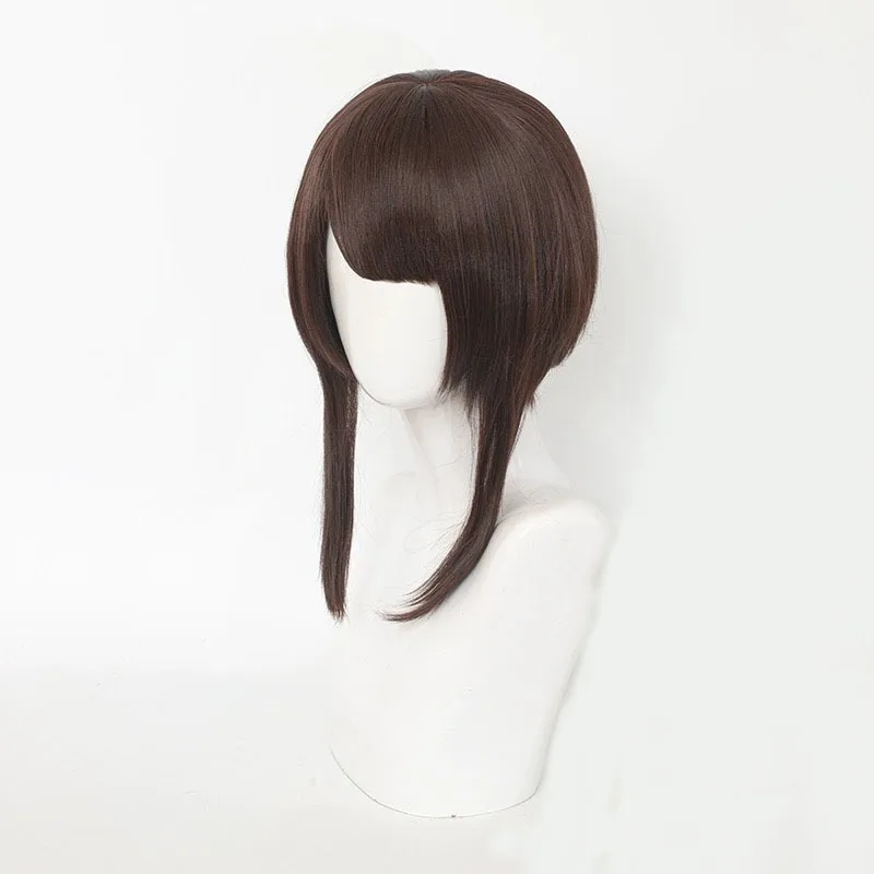 Lan Gui's Surprising Dream Fashion Cos Short Hair Party Match Headwear Dark Brown Wig Game Identity Ⅴ Gardener Role Wig Cover
