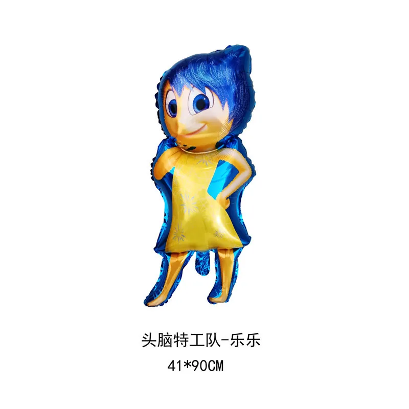 Disney Inside Out 2 Balloons Cartoon Character Design Joy Sadness Birthday Decoration Festive Party Supplies Ballons Accessories