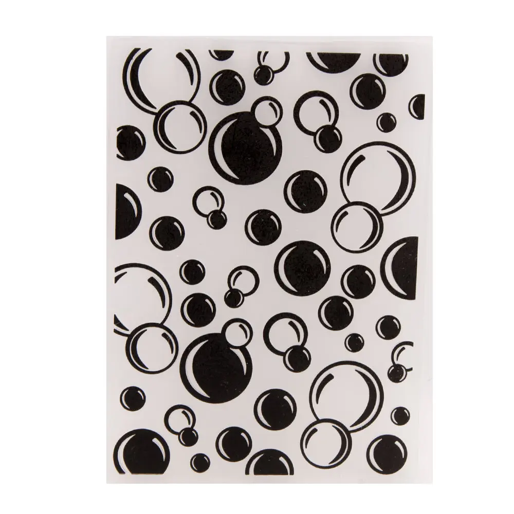 Bubble Dot Background Plastic Embossing Folders for Card Making Scrapbooking Paper Craft DIY Album Decor EM273