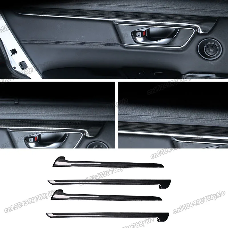 for Honda CRV CR-V Car Inner Door armrest Trims Decorative Interior Accessories Mouldings 2017 2018 2019 2020 2021 2022 2023