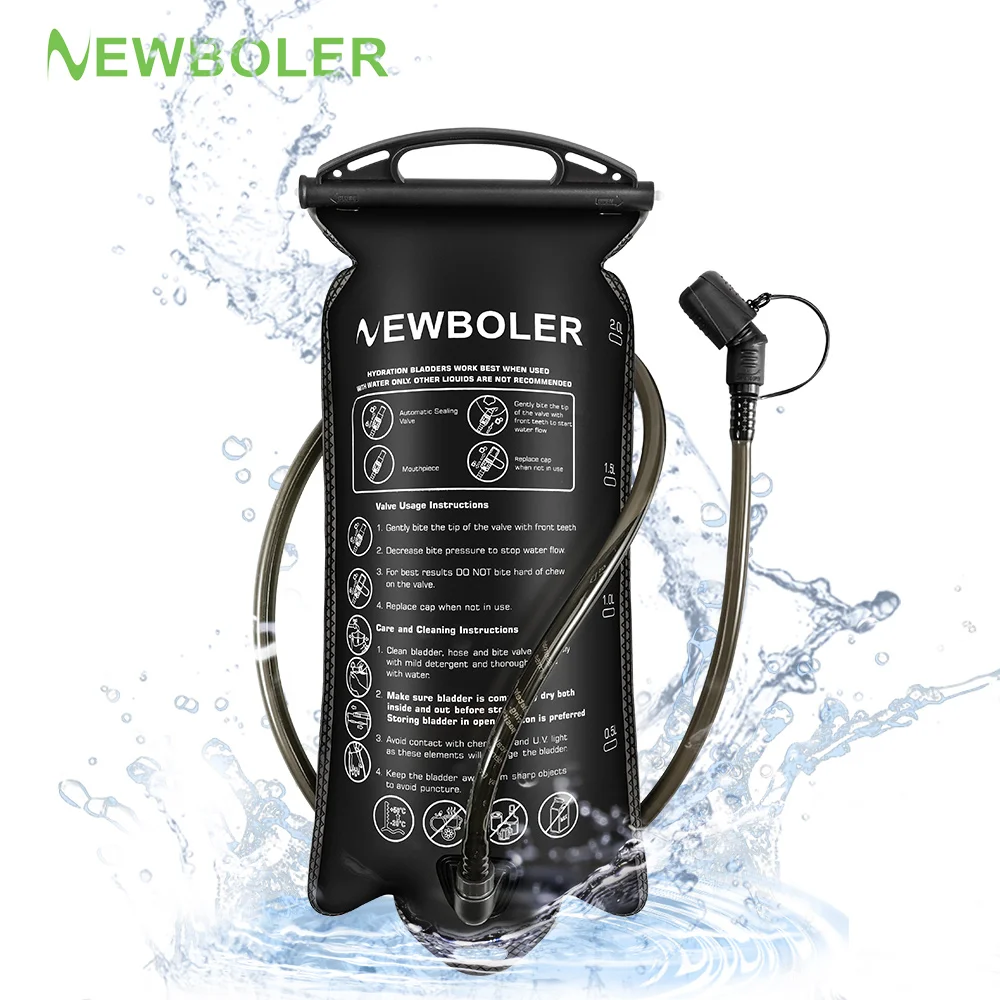 

Спортивная сумка для хранения гидратации водного пузыря, не содержащая BPA, портативная пищевая сумка для питья на открытом воздухе, сумка для воды для кемпинга, 1,5 л/2 л/3 л