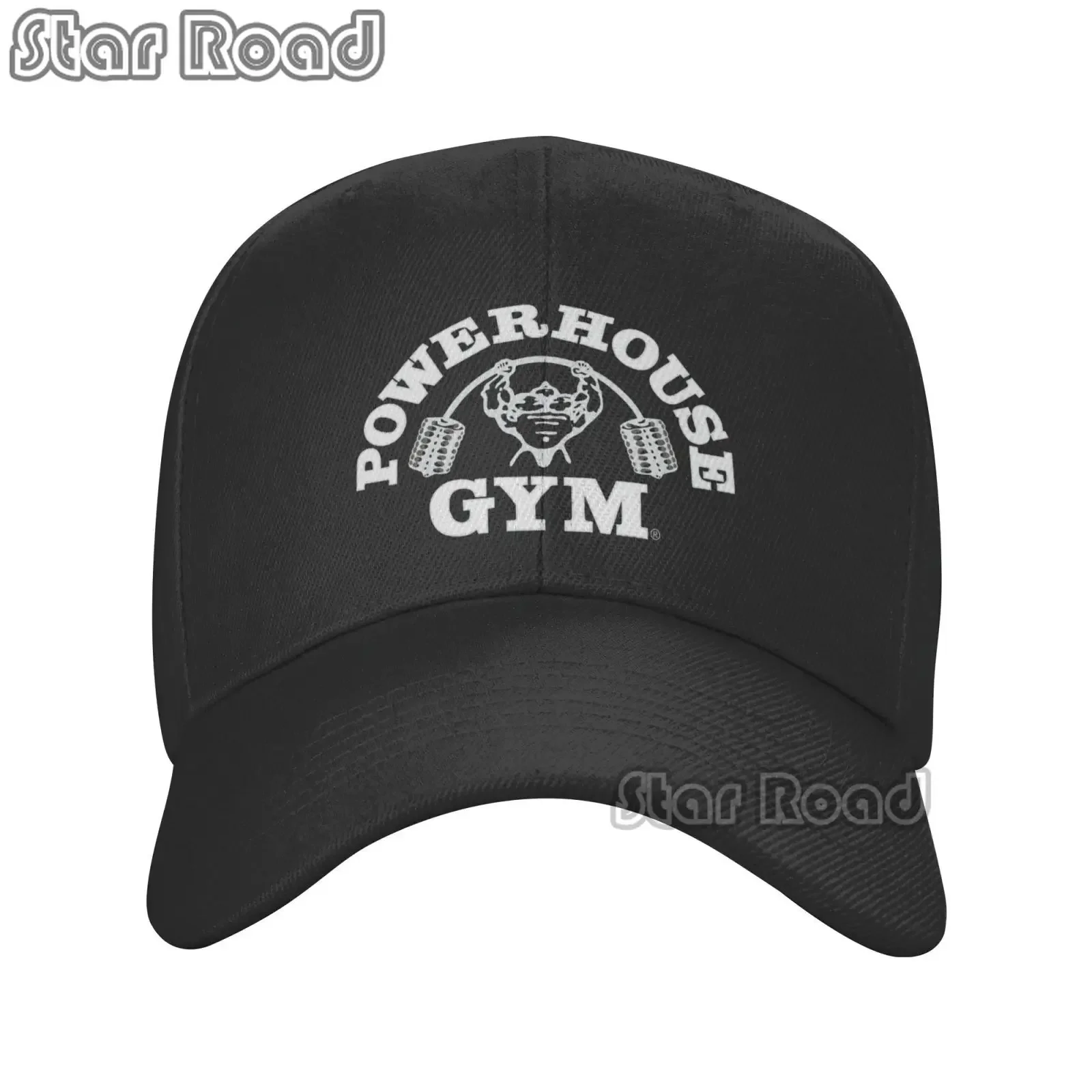 Fashion Unisex Powerhouse Gym Baseball Cap Adult Bodybuilding Fitness Muscle Adjustable Dad Hat Women Men Hip Hop Snapback Caps