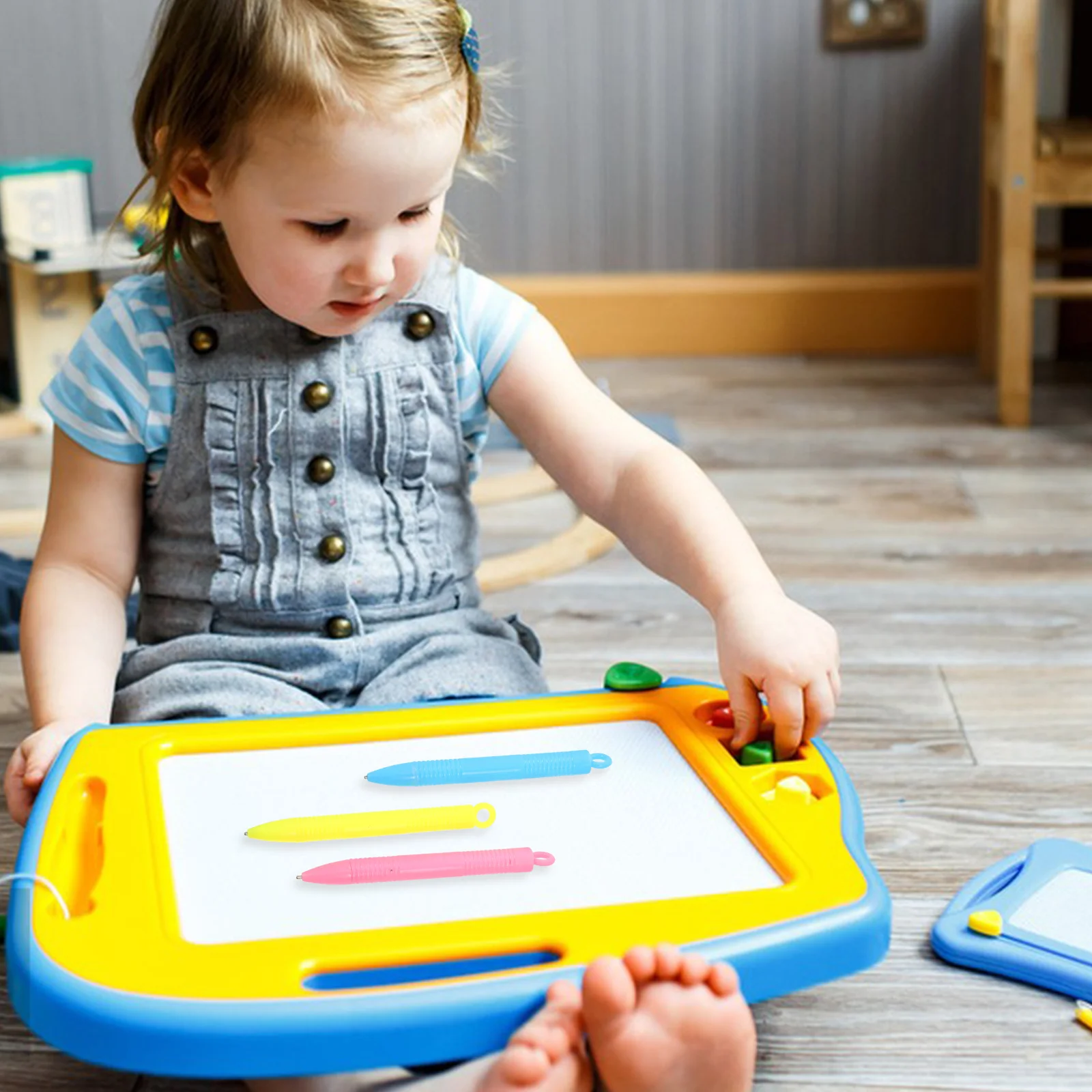 مجموعة استبدال أقلام القلم المغناطيسي المكونة من 6 قطع للوحات الرسم المغناطيسية وإكسسوارات الرسم متعددة الألوان لأقلام الرصاص في الفصول الدراسية