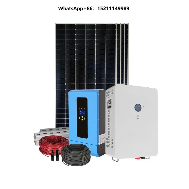 Solar Generator Home Use 220V Off-grid Energy Storage System All-in-one Monocrystalline Silicon Solar Panels Lithium Ion Battery