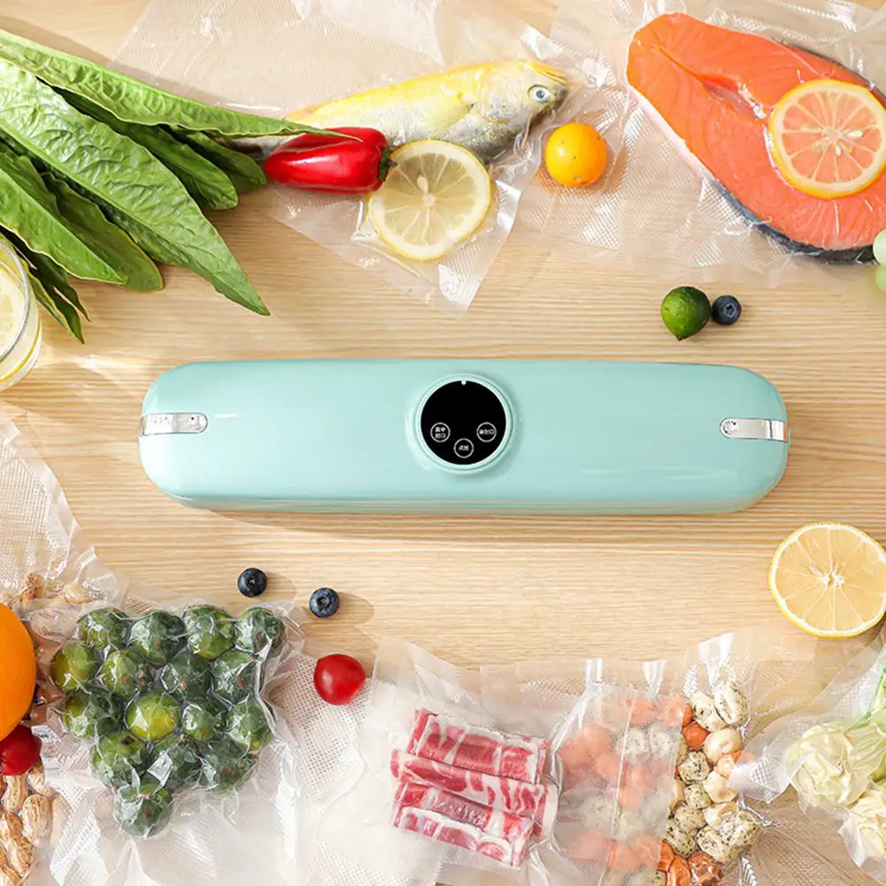 

Vacuum Sealer For Food Automatic Vacuum Storage Saver Bag Sealer For Kitchen Home Freezer Snack Meal Dry Wet Food Packing