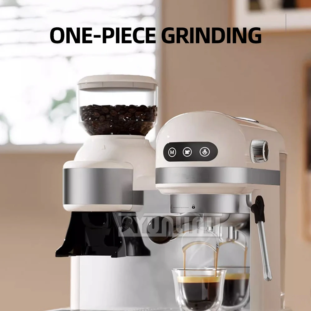 2025 جديد ماكينة صنع الاسبريسو شبه الأوتوماتيكية الحليب Frother ماكينة طحن حبوب البن المنزلية Ekspresy Do Kawy