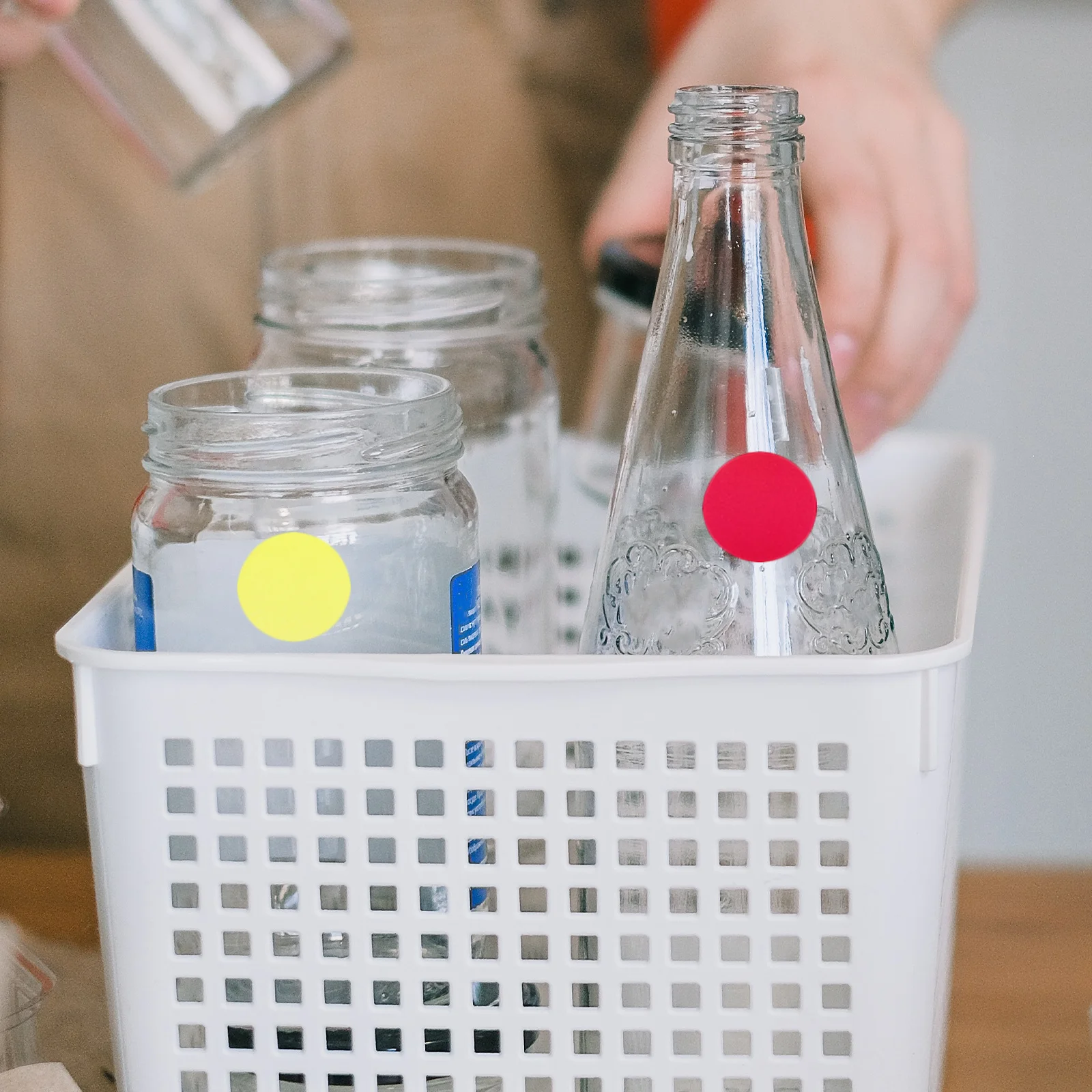 

50 шт. круглых цветных наклеек-точек, маленькие пустые этикетки для кодирования и сортировки, мини-самоклеящиеся точки для маркировки банок, для использования в классе