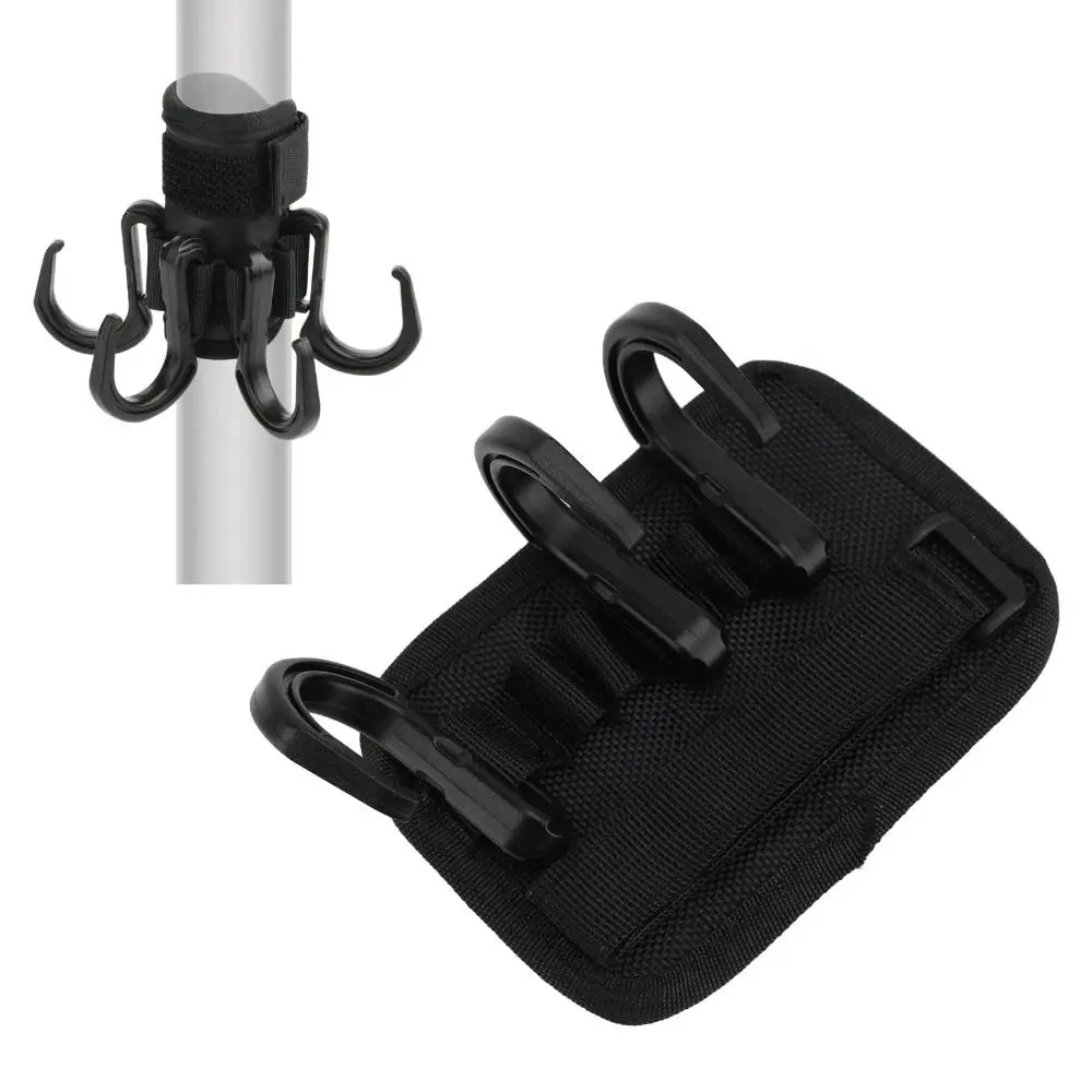 

Versatile Beach Umbrella Hanging Hook Detachable Space-saving 6-corner Hook Wear-resistant Outdoor Sun Umbrella Storage Holder