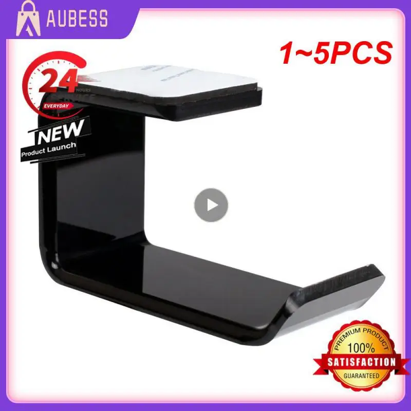 1~5PCS Protective Cover Durable Under Table Headphone Stand Smooth And Delicate Good Touch Headphone Display Stand Paste