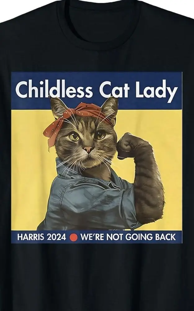 

This Childless Cat Lady is Voting Kamala Harris 2024 T-Shirt