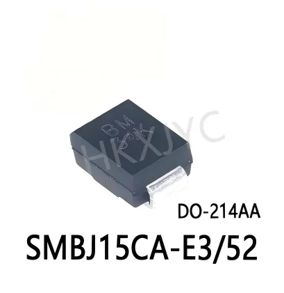20pcs SMD TVS Diode SMBJ15CA BM 600W 15V Bidirectional Transient Suppression SMB DO-214AA SMBJ15CA-E3/52