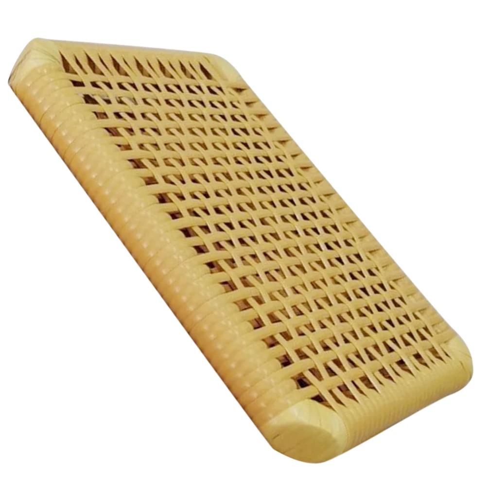 

Breathable Seat Cushion Summer Mat Adults Bedroom Chair Cushions Woven Rattan Non Slip Bottom Removable Easy Cleaning
